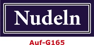Produktbild von 20 Stück Gewürzaufkleber Nudeln 40x16mm Gewürzetiketten Sticker Lebensmittel (Auf-G165)