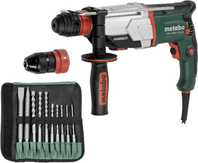 Zdjęcie produktu dla Metabo UHE 2660-2 - Młotowiertarka udarowa - 800 W - 2 prędkości - 3 tryby - SDS-plus 13 mm