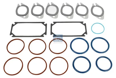 Produktbild von DT Spare Parts Dichtungssatz Abgaskrümmer 2.91128 für VOLVO B 10 7mm FPM (Fluor-Kautschuk) 56,7mm 81,5mm