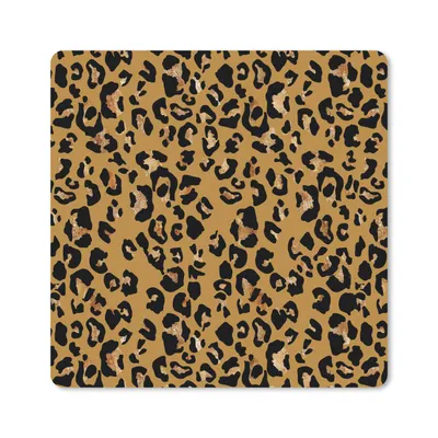 Produktbild von MuchoWow® Mauspad Mousepad Pantherdruck - Gelb - Gold 30x30 cm - Mousepads - Maus Mat - Pad - Mausunterlage - Gaming