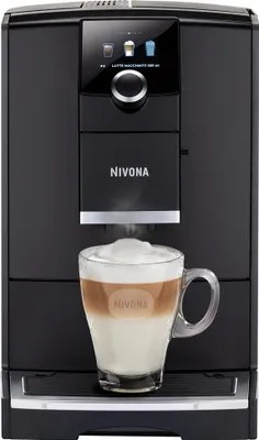 Produktbild von Nivona NICR 7’90, Espressomaschine, 2,2 l, Kaffeebohnen, Eingebautes Mahlwerk, 1455 W, Schwarz, Edelstahl