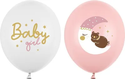 Immagine prodotto di Palloncini 30 cm, baby girl, mix (1 confezione / 50 pezzi)