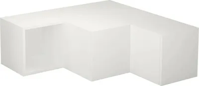 Produktbild von Fernsehschrank Dfallett, Ständer für Wohnzimmerfernseher, Niedriges Wohnzimmer-Sideboard, TV-Ständerbasis, 90x92h32 cm, Weiß