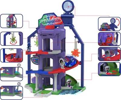 Produktbild von Simba Toys PJ Masks Team Headquarter - Sammelfiguren & Spielfiguren