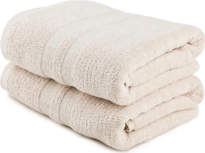 Produktbild von Mijolnir, Ayliz - Cappuccino, Handtuch-Set (2-teilig), Cappuccino, 60 % BAMBUS / 40 % BAUMWOLLE, 50 x 90 cm