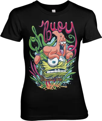 Produktbild von SpongeBob Oh Boy Girly Tee - Large - Black