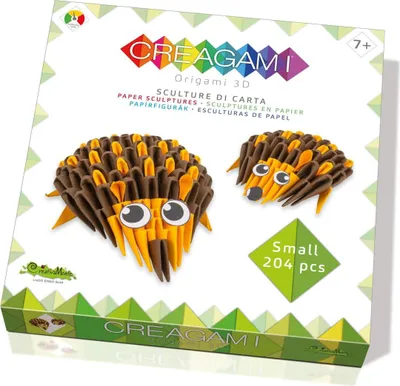 Image de Creagami Origami 3D Hérisson, 204 pièces