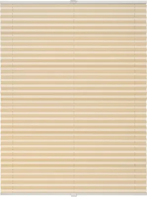 Produktbild von Plissee auf Maß Klemmfix ohne Bohren Farbe: Beige, Größe: B): 41-50 cm, H): 201-250 cm