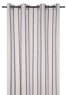 Obrázek produktu pro Bavlněný závěs s pruhy TROPE, 135 x 260 cm, modrý