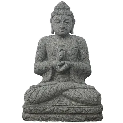 Produktbild von Buddha Figur Pallavaram 42 x 36 x 60 cm