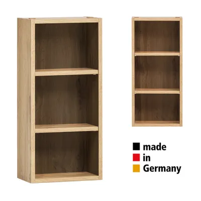 Produktbild von Badezimmer Regal 30 cm breit KAHLA-03 in Wotan Eiche Nb., B/H/T: ca. 30/64/18 cm