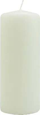 Produktbild von 1x Zylinderkerze Ø50x150mm Stumpenkerze Kerzenlicht Zylinderische Kerze weiß