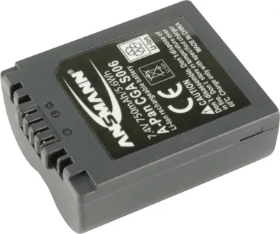 Image de Batteries Ansmann Li-Ion A-PAN CGA S006, 800 mAh, Lithium-Ion (Li-Ion), 7,4 V