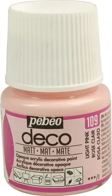 Produktbild von Matt opak Acrylfarbe - Hellrosa - 45 ml