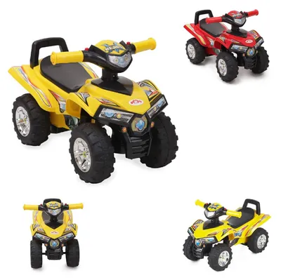 Produktbild von Rutschauto ATV 551 ab 1 Jahr mit Musikfunktion, Hupe, Quad Design gelb