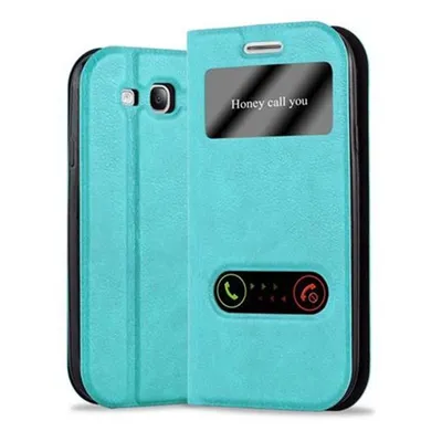 Obrázek produktu pro Cadorabo Protective Case for Samsung Galaxy S3 / S3 NEO Case in Turquoise Pouzdro na mobilní telefon typu kniha Cover Etui