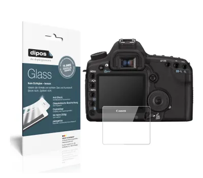 Zdjęcie produktu dla 1x Folia ochronna do Canon Eos 5D Mark II - Folia antywstrząsowa 9H do szkła z tworzywa sztucznego