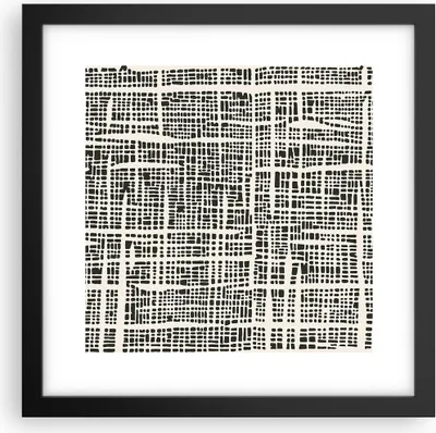 Produktbild von Gerahmtes Poster - Schwarzer Rahmen - Textur Muster Stück - 30x30 cm - Wand Bild - Wanddeko - Wandbilder - Kunstposter - Wandposter - Bilderrahmen - Bilder - Kunstdruck - P2BAC30x30-4926