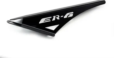 Obrázek produktu pro Ochranný kryt řetězu kompatibilní s Kawasaki ER-6 n / f BJ 2005-16 Logo černé
