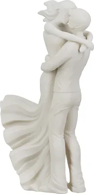Produktbild von GILDE Figur Paar Couple in the wind weiß H. 30,5 cm, 58854