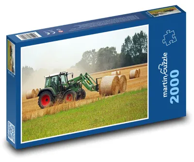 Produktbild von martinpuzzle - Puzzle 2000 Teile - Traktor - Heuballen