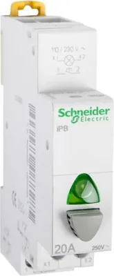Produktbild von Schneider Electric A9E18036, 110-230 V, 50 - 60 Hz, 20 A, Weiß, 18 mm, 71,5 mm