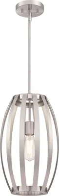 Image de Suspension à une flamme Farah nickel brossé