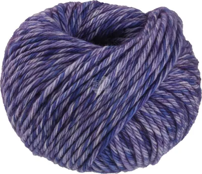 Produktbild von Lana Grossa - Vintage Chunky 0017 graulila dunkelblau