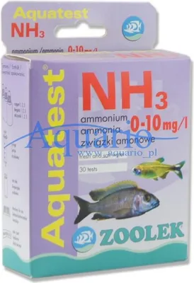 Zdjęcie produktu dla ZOOLEK Aquatest NH3