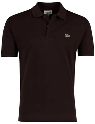 Produktbild von Braunes Poloshirt Lacoste klassische Passform 2 Knöpfe