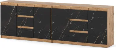 Zdjęcie produktu dla Komoda Do Salonu Szafka Nowoczesna 240Cm Dąb Wotan San Sebastian Salon