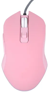 Obrázek produktu pro LED myš s rozhraním typu C, přenosná, tichá, s rolovacím tlačítkem, ergonomická, v roztomilém kresleném provedení, pro MacBook, růžová, kabelová, USB