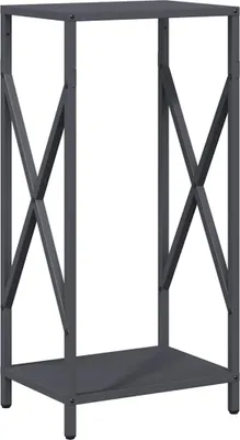 Produktbild von vidaXL Brennholzregal Anthrazit 34x25x70 cm Kaltgewalzter Stahl