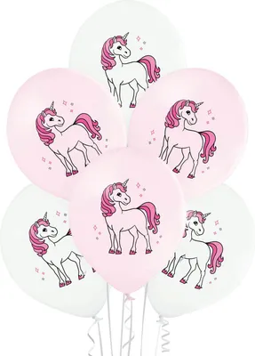 Produktbild von Einhorn Latexballons 25er Pack – Bunte Luftballons mit Einhorn Motiv für Kindergeburtstag & Partydeko