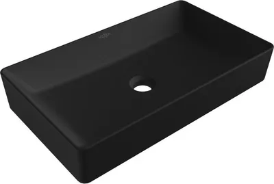 Produktbild von Mexen Nadia Aufsatzwaschbecken 60 x 35 cm, Schwarz matt - 21616085