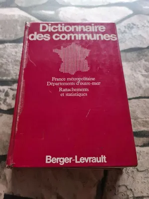 Image de Dictionnaire des communes