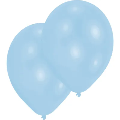 Produktbild von Amscan INT995436, Spielzeugballon, Latex, Blau, 10 Stück(e)