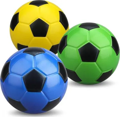 Image de Petits ballons de football souples de 13 cm, à rebond progressif, pour enfants et adultes, pour l'intérieur et l'extérieur