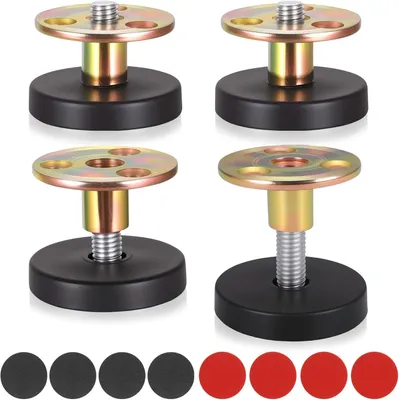 Produktbild von 4 Sets verstellbare Möbelfüße, Höhenverstellbare Füße von 27-40 mm für Möbel
