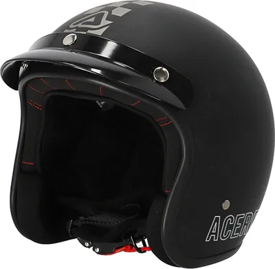 Produktbild von Acerbis Skodela Jethelm, schwarz/silber, XS (53/54)