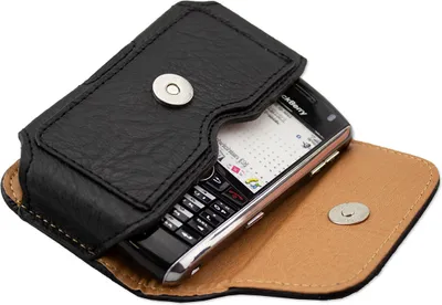 Image de Etui transversal Blackberry Pearl 9100 / 9105 noir