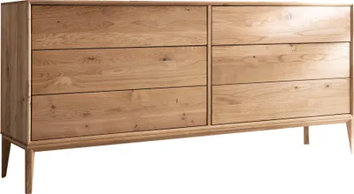 Produktbild von Massivholz Kommode Eiche massiv geölt CUNEO-137