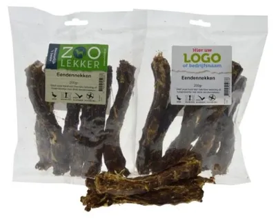 Productafbeelding van Zoolekker Eendennekken kauwsnack 200 gram | natuurlijk | glutenvrij | kauwlevel 2