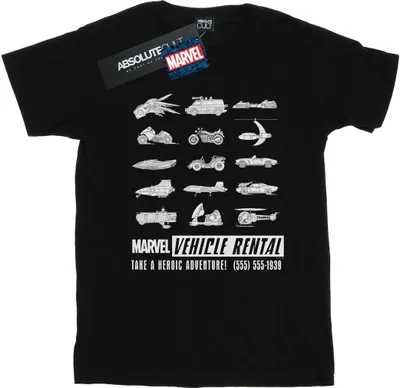 Produktbild von Marvel - "Vehicle Rental" T-Shirt für Herren BI51384 (3XL) (Schwarz)