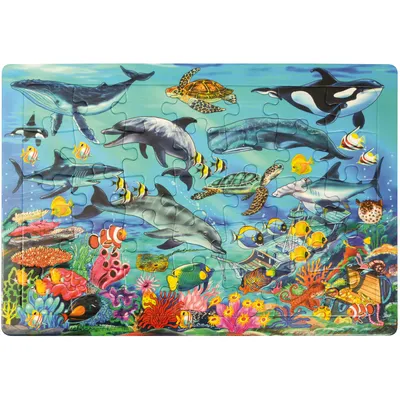 Immagine prodotto di EDUPLAY 120404 Puzzle del mare, colorato, 35 pezzi (1 set)