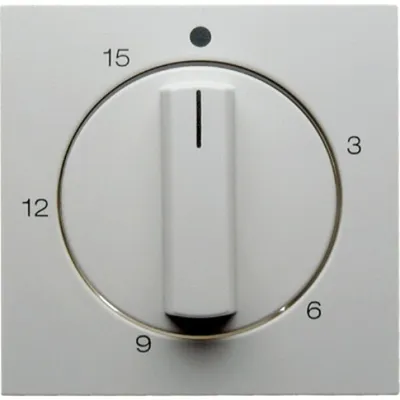 Produktbild von Hager Z.-Stk. mit Regulierknopf für mech. Zeitschaltuhr S.1/B.x polarweiß, matt, Selector switch, Weiß, Thermoplast, IP20, 1 Stück(e)