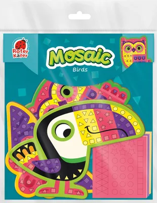 Produktbild von Kreativ-Set Roter Käfer Soft-Mosaik Die Vögel RK8010-09