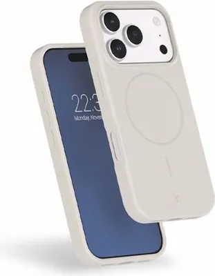 Produktbild von MagSafe Hülle, iPhone 17 Pro, Verstärktes Silikon, Weiß