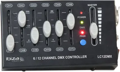 Obrázok produktu pre IBIZA LC12DMX 12-kanálový DMX kontrolér
