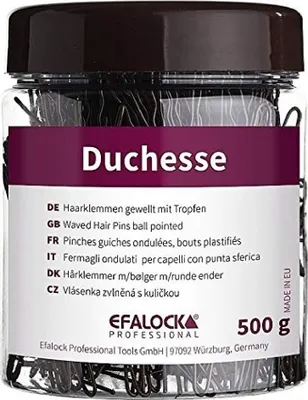 Produktbild von Efalock Haarklemmen Duchesse 50mm schwarz 500g